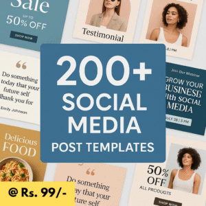 200+ Social media Post Templates
